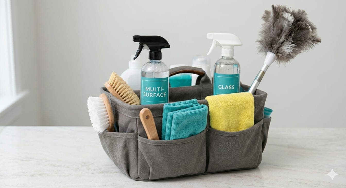 Cleaning supplies for starting a cleaning business