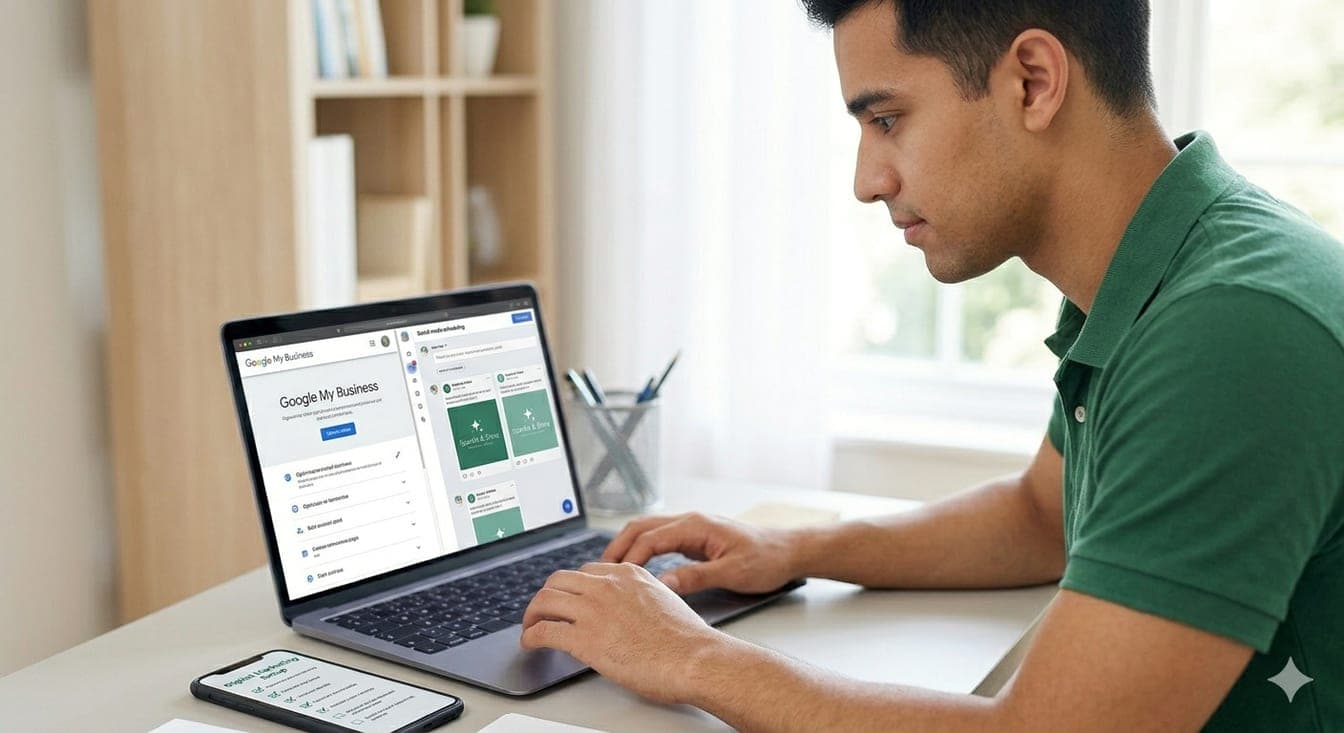 Cleaning business online marketing and SEO